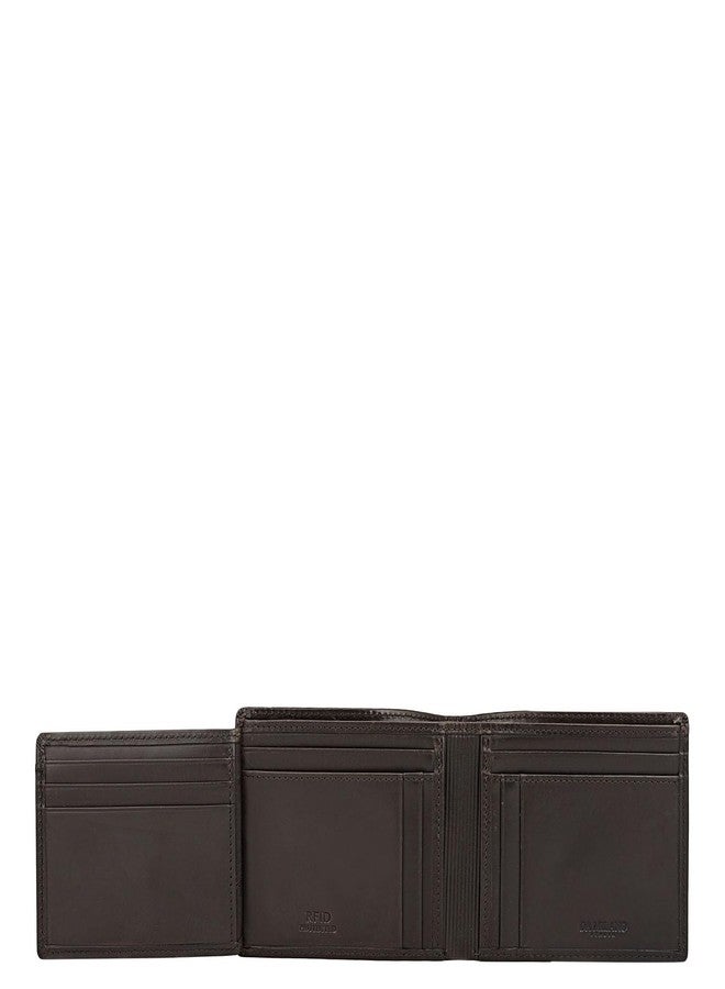 Da Milano Leather RFID Wallet for Men with Multicard Slot - Brown - Image 3
